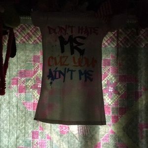 Punk flag graffiti no hate T-shirt NWOT